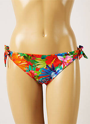 Chiloți de baie imprimeu tie and dye bikini portocalie BANANA MOON femeie