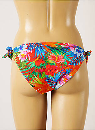 Chiloți de baie imprimeu tie and dye bikini portocalie BANANA MOON femeie