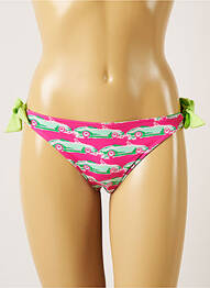 Chiloți de baie imprimeu fantezie bikini roz BANANA MOON femme