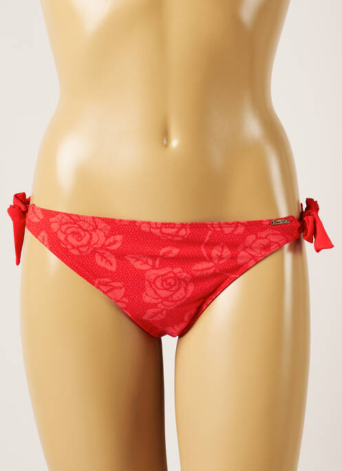 Chiloți de baie roșu BANANA MOON femeie