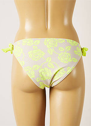 Chiloți de baie imprimeu floral bikini gri BANANA MOON femeie