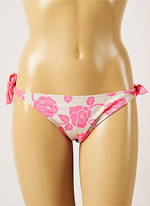 Chiloți de baie imprimeu floral bikini gri BANANA MOON femeie