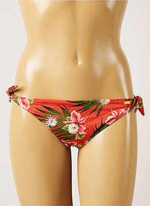 Chiloți de baie imprimeu tie and dye bikini portocalie BANANA MOON femeie