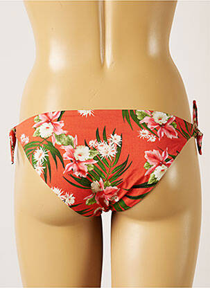 Chiloți de baie imprimeu tie and dye bikini portocalie BANANA MOON femeie