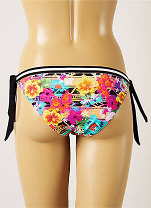 Chiloți de baie imprimeu floral bikini roz BANANA MOON femeie