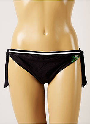 Chiloți de baie imprimeu tie and dye bikini negru BANANA MOON femeie
