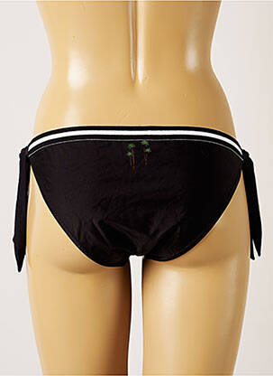 Chiloți de baie imprimeu tie and dye bikini negru BANANA MOON femeie