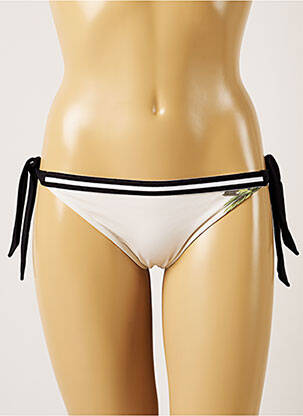 Chiloți de baie imprimeu tie and dye bikini bej BANANA MOON femeie