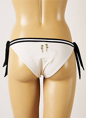 Chiloți de baie imprimeu tie and dye bikini bej BANANA MOON femeie