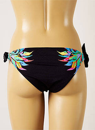 Chiloți de baie imprimeu tie and dye bikini negru BANANA MOON femeie