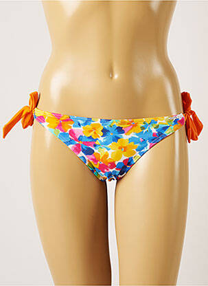 Chiloți de baie imprimeu floral bikini albastru BANANA MOON femeie