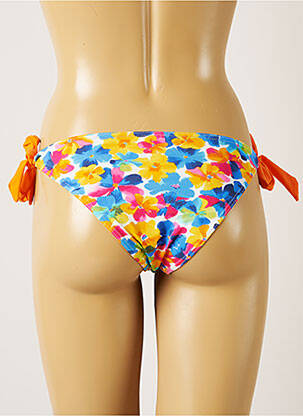 Chiloți de baie imprimeu floral bikini albastru BANANA MOON femeie