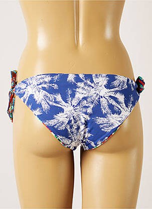 Chiloți de baie reversibil bikini albastru BANANA MOON femeie