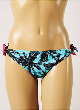 Chiloți de baie imprimeu tie and dye bikini albastru BANANA MOON femeie