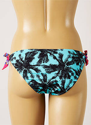 Chiloți de baie imprimeu tie and dye bikini albastru BANANA MOON femeie