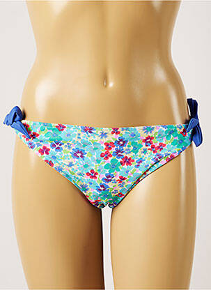 Chiloți de baie imprimeu floral bikini albastru BANANA MOON femeie