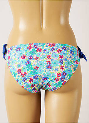 Chiloți de baie imprimeu floral bikini albastru BANANA MOON femeie
