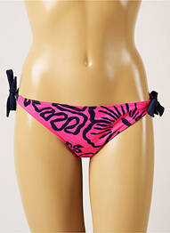 Chiloți de baie imprimeu tie and dye bikini roz BANANA MOON femme