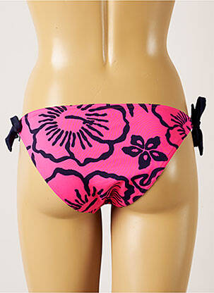 Chiloți de baie imprimeu tie and dye bikini roz BANANA MOON femeie