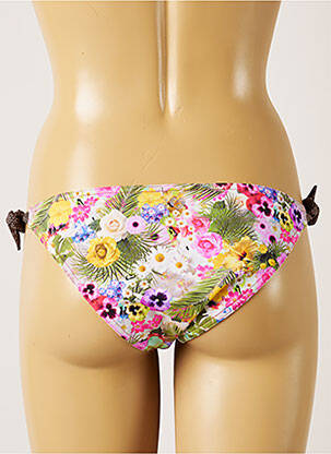 Chiloți de baie imprimeu tie and dye bikini gri BANANA MOON femeie