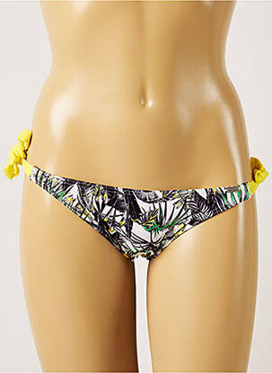 Chiloți de baie imprimeu tie and dye bikini alb BANANA MOON femeie