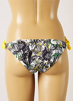 Chiloți de baie imprimeu tie and dye bikini alb BANANA MOON femeie