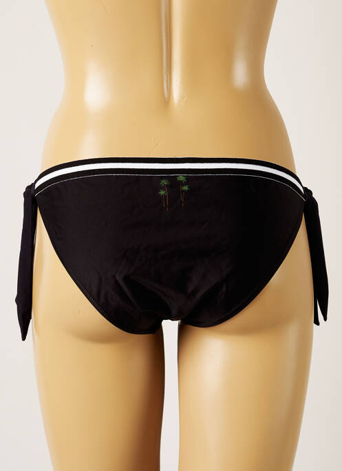 Chiloți de baie imprimeu tie and dye bikini negru BANANA MOON femme