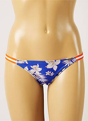Chiloți de baie imprimeu tie and dye bikini albastru BANANA MOON femeie