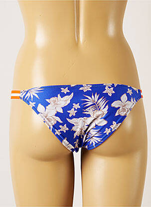 Chiloți de baie imprimeu tie and dye bikini albastru BANANA MOON femeie