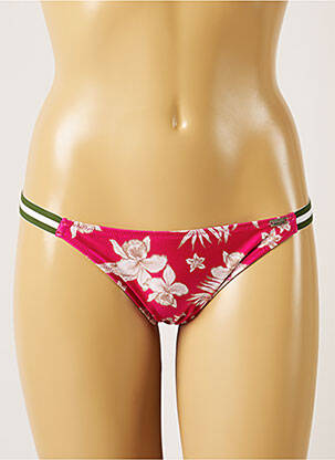 Chiloți de baie imprimeu tie and dye bikini roz BANANA MOON femeie