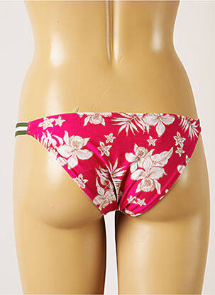 Chiloți de baie imprimeu tie and dye bikini roz BANANA MOON femeie