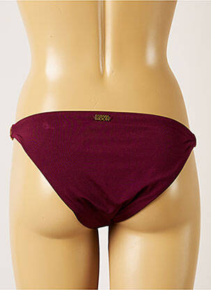 Chiloți de baie efect material satinat bikini violet BANANA MOON femeie