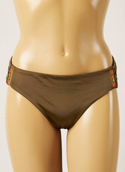 Chiloți de baie verde BANANA MOON femeie