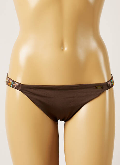 Chiloți de baie maro BANANA MOON femeie