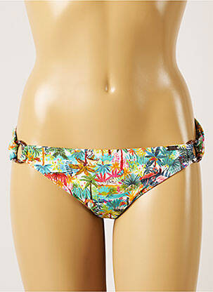 Chiloți de baie imprimeu tie and dye bikini verde BANANA MOON femeie