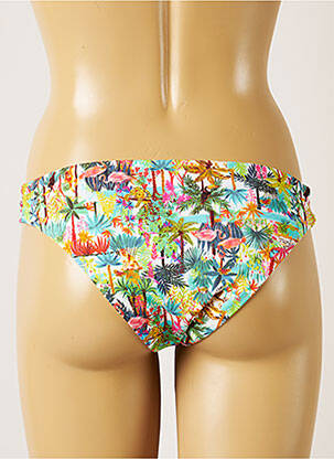 Chiloți de baie imprimeu tie and dye bikini verde BANANA MOON femeie