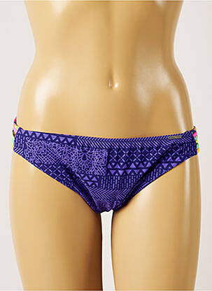 Chiloți de baie imprimeu fantezie bikini violet BANANA MOON femeie