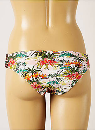 Chiloți de baie imprimeu tie and dye bikini roz BANANA MOON femeie