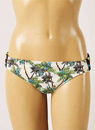 Chiloți de baie imprimeu tie and dye bikini bej BANANA MOON femeie