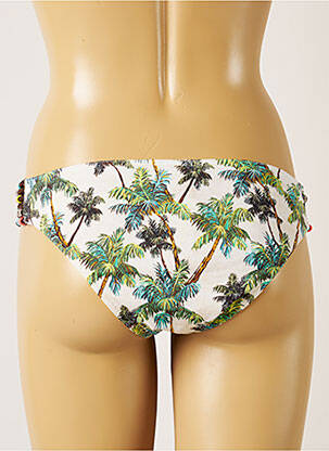 Chiloți de baie imprimeu tie and dye bikini bej BANANA MOON femeie