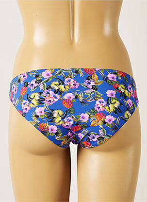 Chiloți de baie imprimeu tie and dye bikini albastru BANANA MOON femeie
