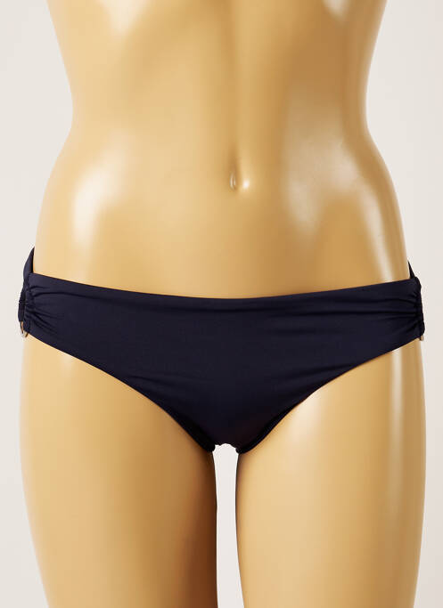 Chiloți de baie efect material satinat chiloți albastru BANANA MOON femme