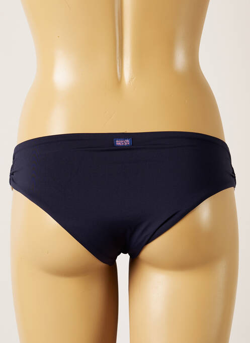 Chiloți de baie efect material satinat chiloți albastru BANANA MOON femme