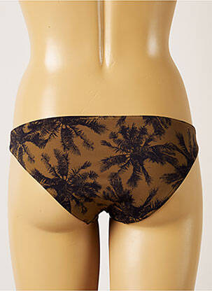 Chiloți de baie imprimeu tie and dye bikini verde BANANA MOON femeie