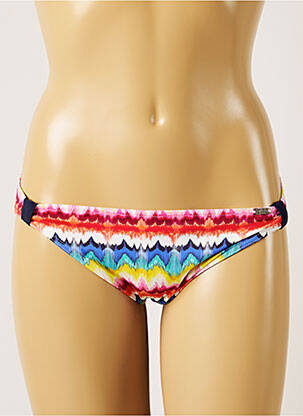 Chiloți de baie efect material satinat bikini galben BANANA MOON femeie