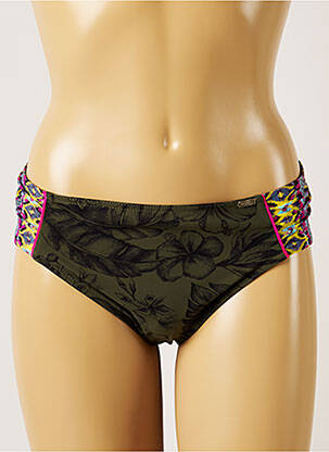 Chiloți de baie verde BANANA MOON femeie