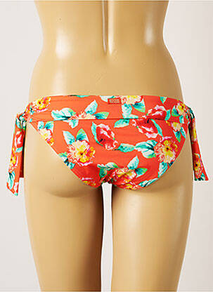 Chiloți de baie imprimeu floral bikini roz BANANA MOON femeie