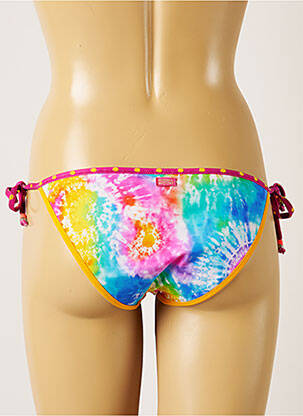 Chiloți de baie imprimeu floral bikini roz BANANA MOON femeie