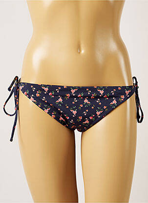 Chiloți de baie imprimeu floral bikini albastru BANANA MOON femeie