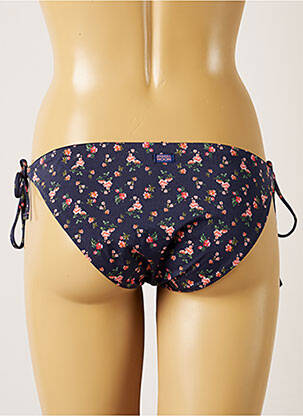 Chiloți de baie imprimeu floral bikini albastru BANANA MOON femeie